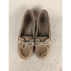 Sperry Women's Angelfish Boat Shoe Linen Oat EU 39 / USA 11 Pre-Owned Used